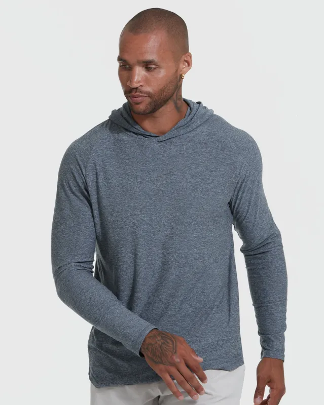 Heather Navy Active Hoodie sold by True Classic