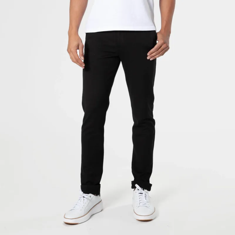 Black Slim Comfort Knit Chino Pant sold by True Classic
