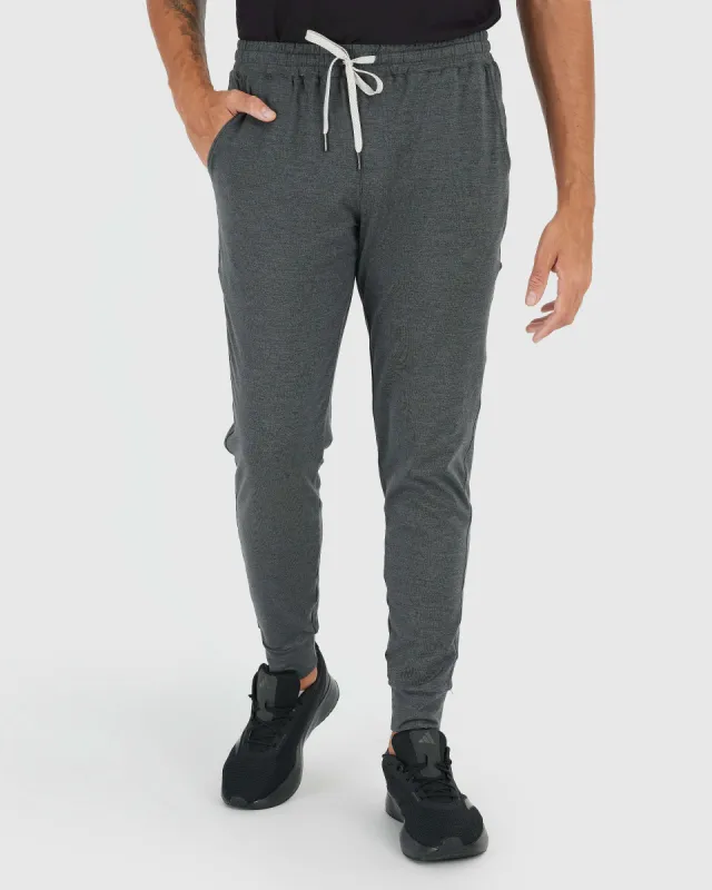 Charcoal Heather Gray Active Joggers sold by True Classic
