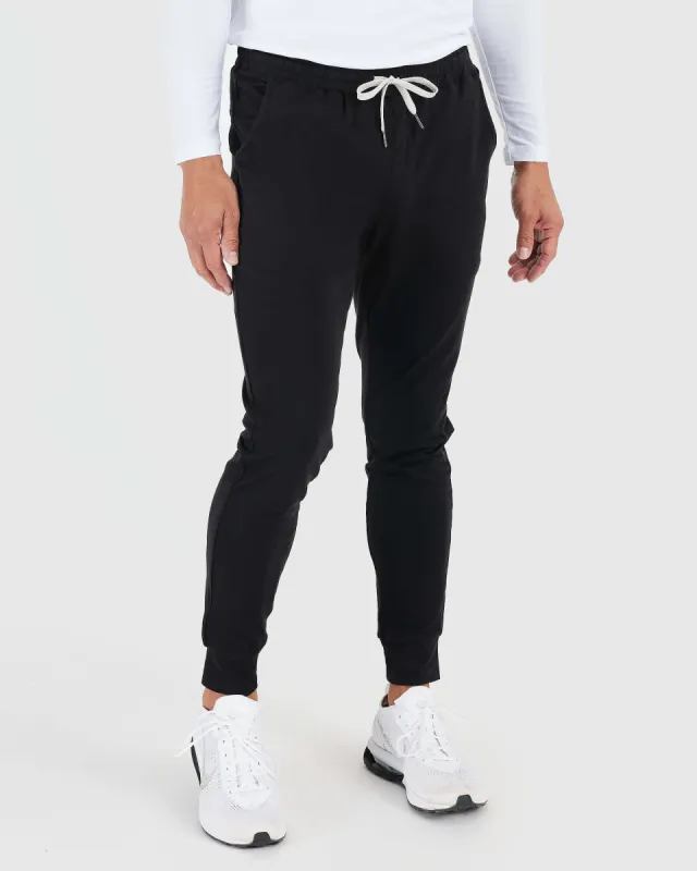 Black Active Joggers sold by True Classic