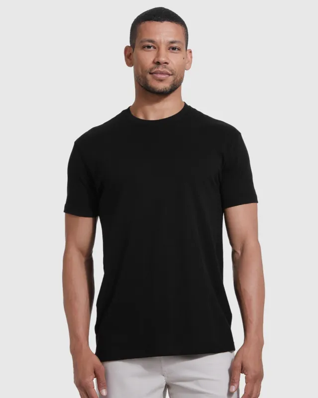 Black Classic Crew Neck sold by True Classic