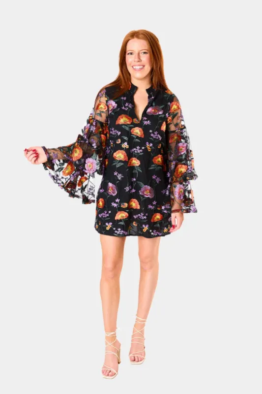 Gayle Long Sleeve Mini Dress - Westwind sold by Buddy Love