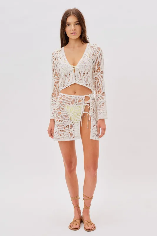 Riviera Skirt Coverup sold by For Love And Lemons