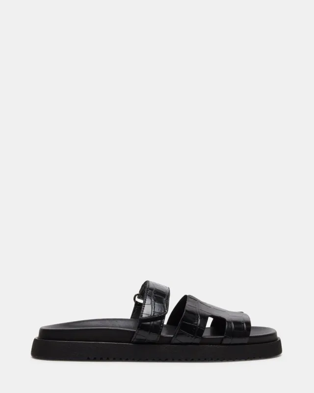 MAYVEN BLACK CROCODILE sold by Steve Madden
