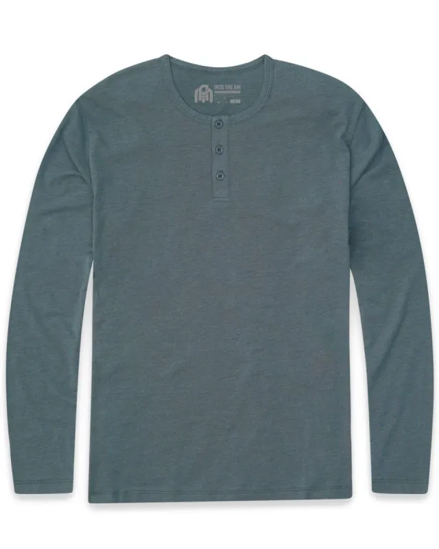 Long Sleeve Henley Tee - Non-Branded sold by iHeartRaves