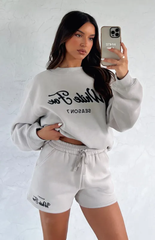 Season 7 Oversized Sweater Overcast sold by White Fox Boutique