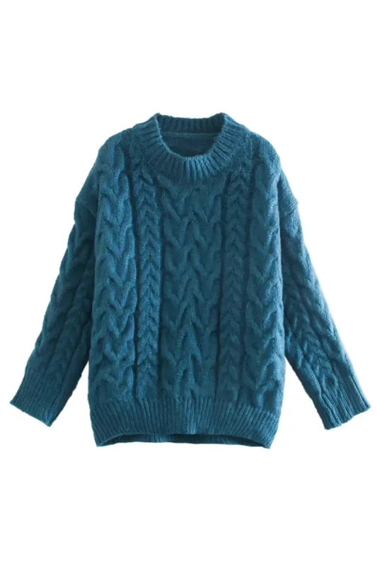 'Cathy' Cable Knit Pullover Sweater (2 Colors) sold by Goodnight Macaroon