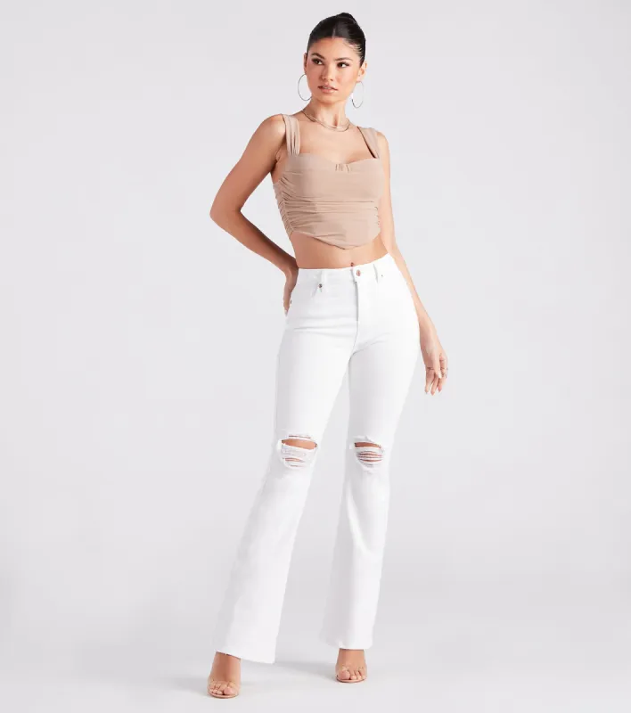 CLEARANCE - Bri High-Rise Flare Jeans by Windsor Denim sold by Windsor