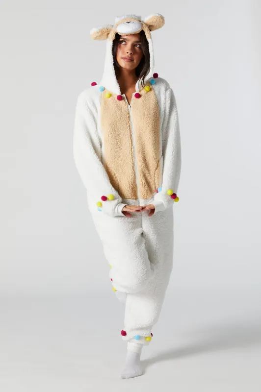 Plush 3D Llama Onesie sold by Urban Planet