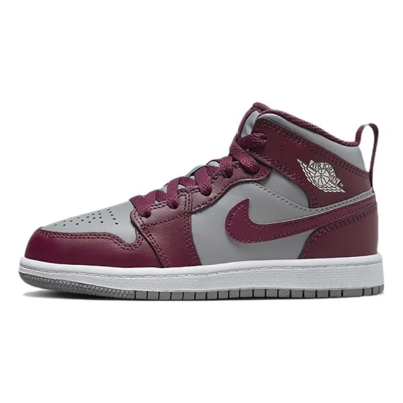 (PS) Air Jordan 1 Mid 'Cherrywood Red' DQ8424-615 sold by KicksCrew