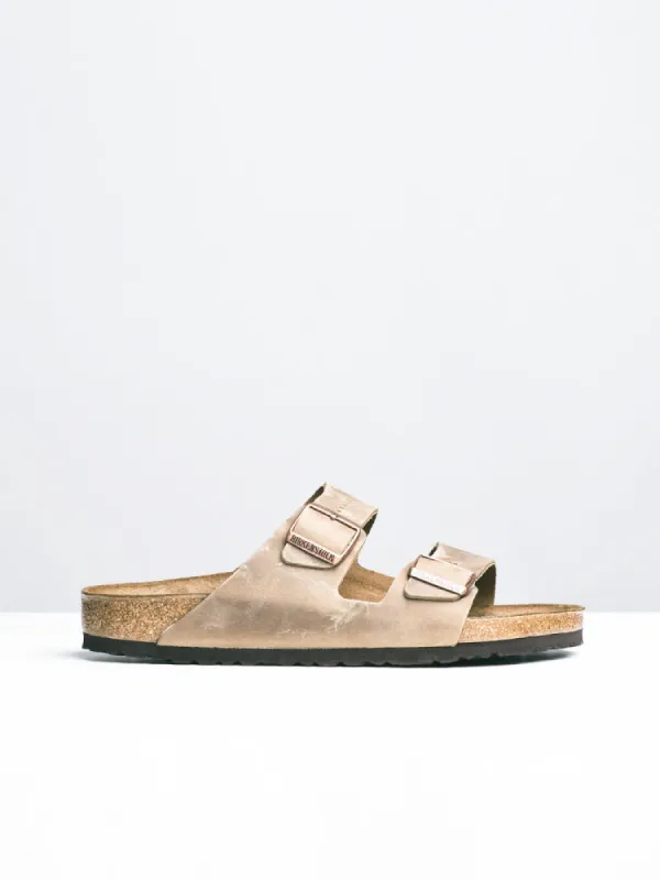 MENS BIRKENSTOCK ARIZONA LEATHER OILED SANDALS - REGULAR - TOBACO BROWN sold by Boathouse