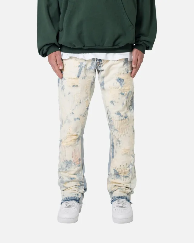 MNML B506 Bleached Flare Denim Jeans Blue sold by Culture Kings