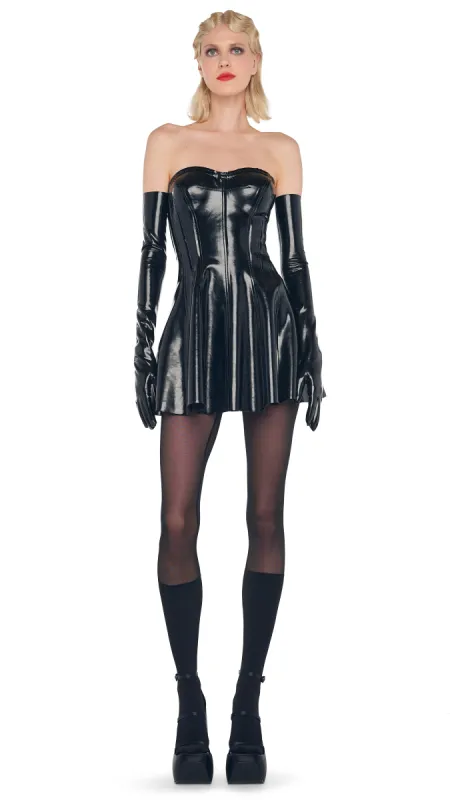 STRAPLESS GRACE MINI DRESS sold by Norma Kamali