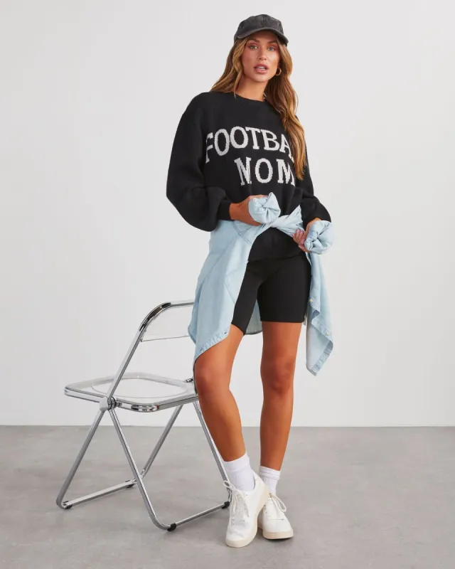 Football Mom Knit Pullover Sweater sold by Vici