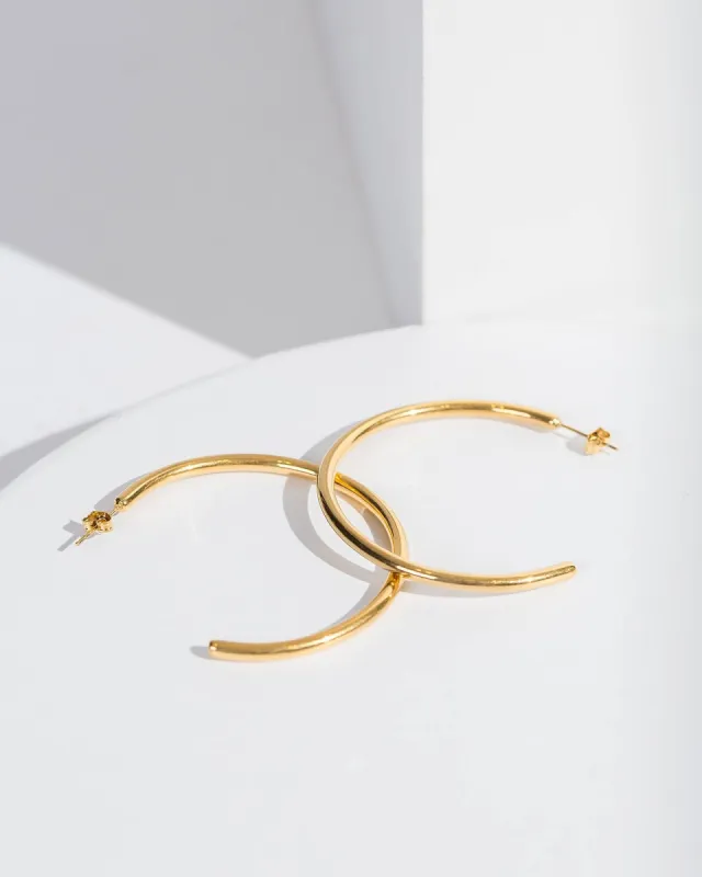Gold 45mm Hoop Earrings sold by Collete Hayman
