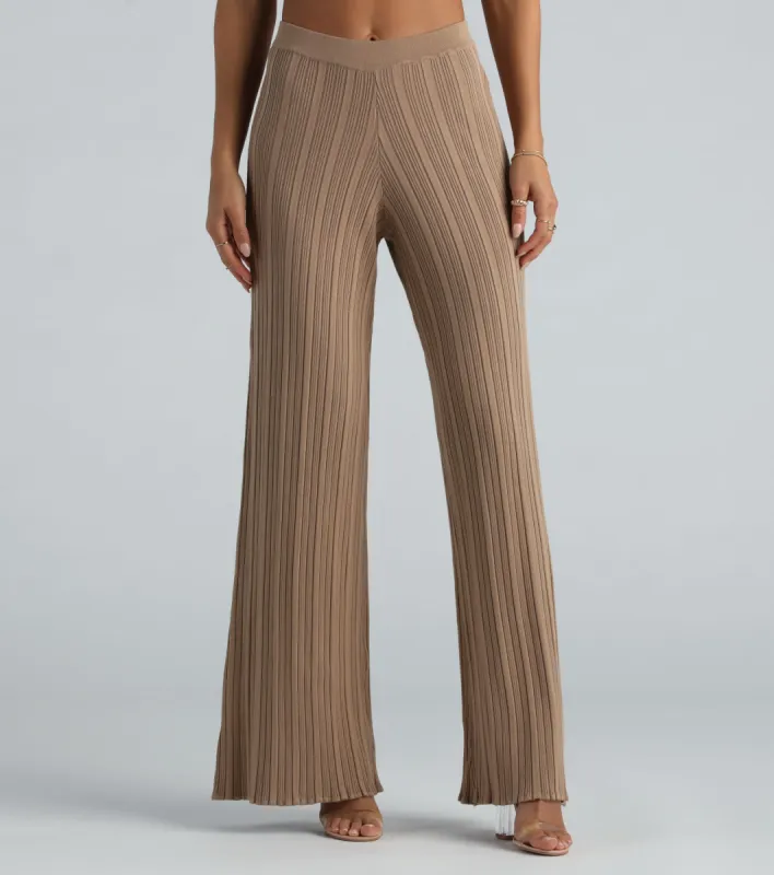 Play Date High Rise Straight-Leg Pants sold by Windsor