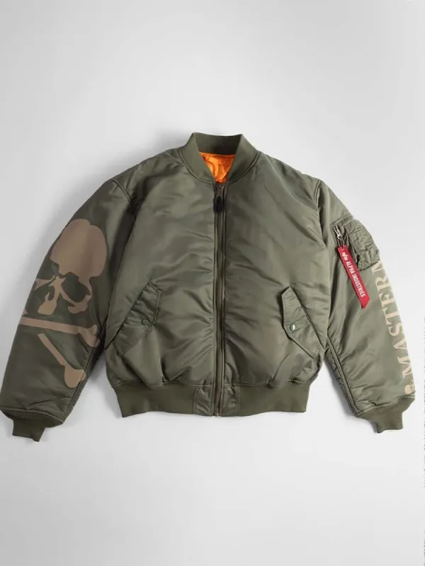 MASTERMIND X ALPHA REFLECTIVE MA-1 BOMBER JACKET sold by Alpha Industries