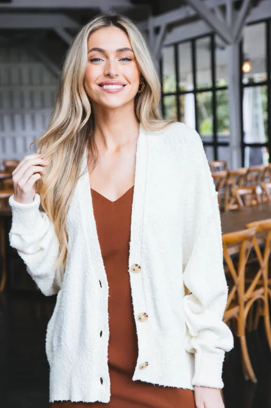 Found My Friend Cardigan, Cream | Free People sold by North & Main Clothing Company