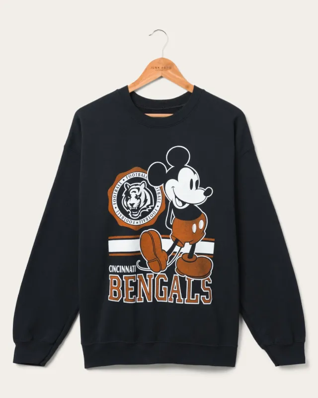 Cincinnati Bengals Mickey Crew Fleece sold by Junk Food Clothing