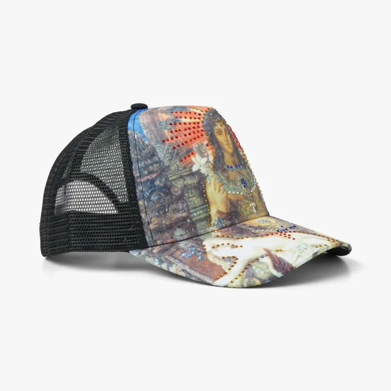 Fucking Awesome Throne Rhinestone Snapback Hat / AOP | Parallel