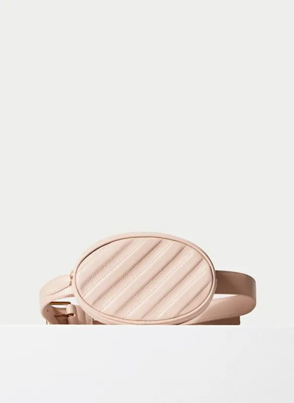 leather zip belt bag sold by Aritzia