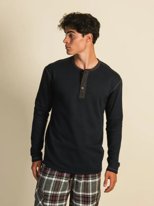 KOLBY HUGH LONG SLEEVE HENLEY - CLEARANCE sold by Boathouse