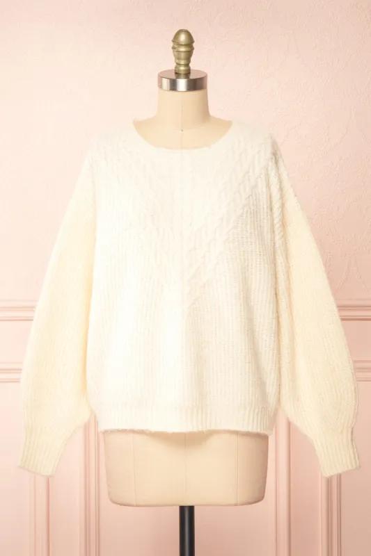 Reese Ivory | Oversized Sweater sold by Boutique 1861