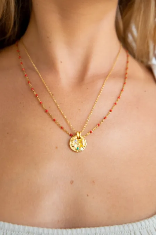 Goldfinger Necklace Gold sold by Verge Girl