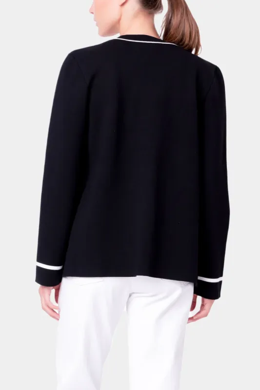 Knit Contrast Cardigan sold by Lord & Taylor