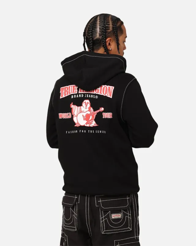 True Religion Heritage Buddha Big T Hoodie Black | Parallel