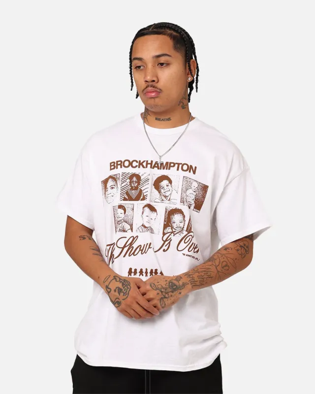 Brockhampton The Show Is Over T-Shirt White sold by Culture Kings