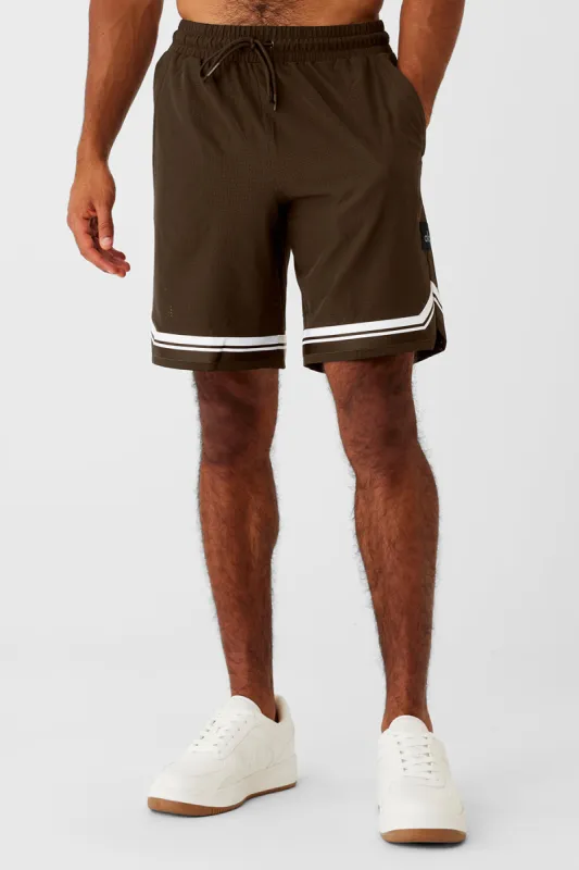 9" Traction Arena Short - Espresso sold by Alo Yoga