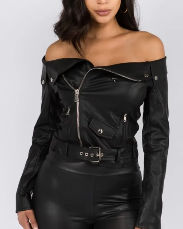 Let Me Ride biker jacket sold by The Modish Box