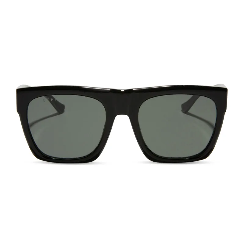 EASTON - BLACK + GREY + POLARIZED SUNGLASSES sold by Diff Eyewear