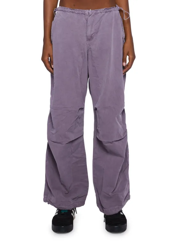 Baggy Cargo Pants - Light Purple sold by Dolls Kill