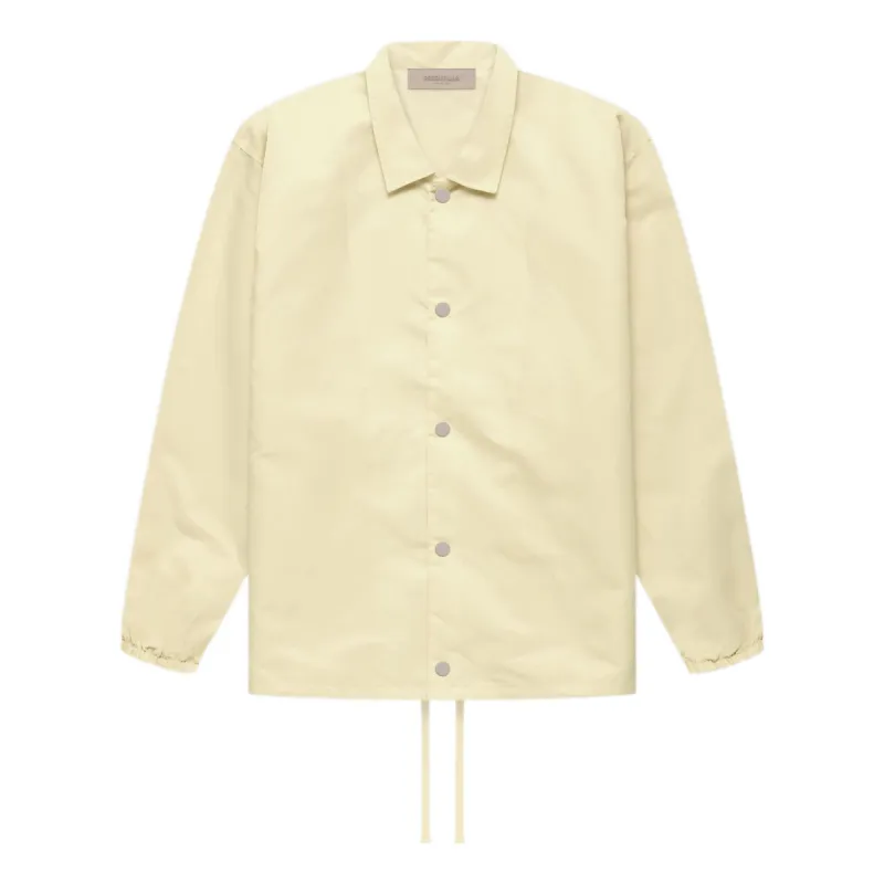 Fear of God Essentials FW22 Nylon Coaches Jacket 'Canary' FOG-FW22-935 sold by KicksCrew