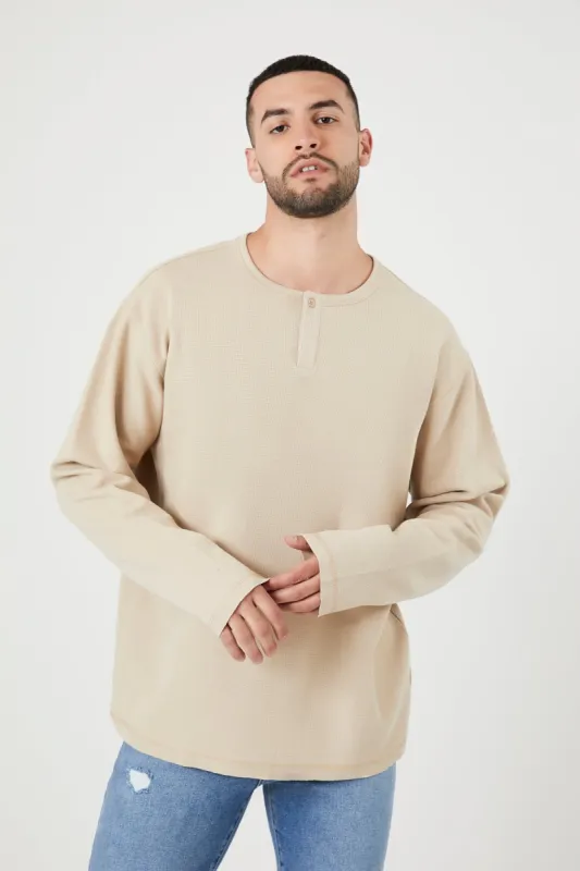 Haut henley thermique à manches longues sold by Urban Planet