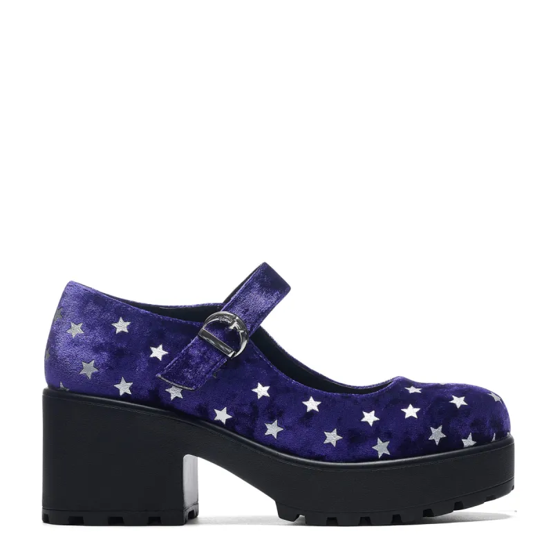 Tira Spellbound Purple Mary Janes 'Celestial Dusk Edition' sold by Koi Footwear