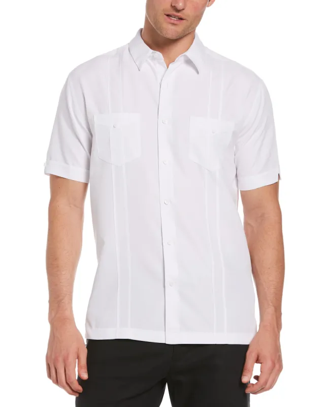 Big & Tall Two-Pocket Double Pintuck Shirt sold by Cubavera