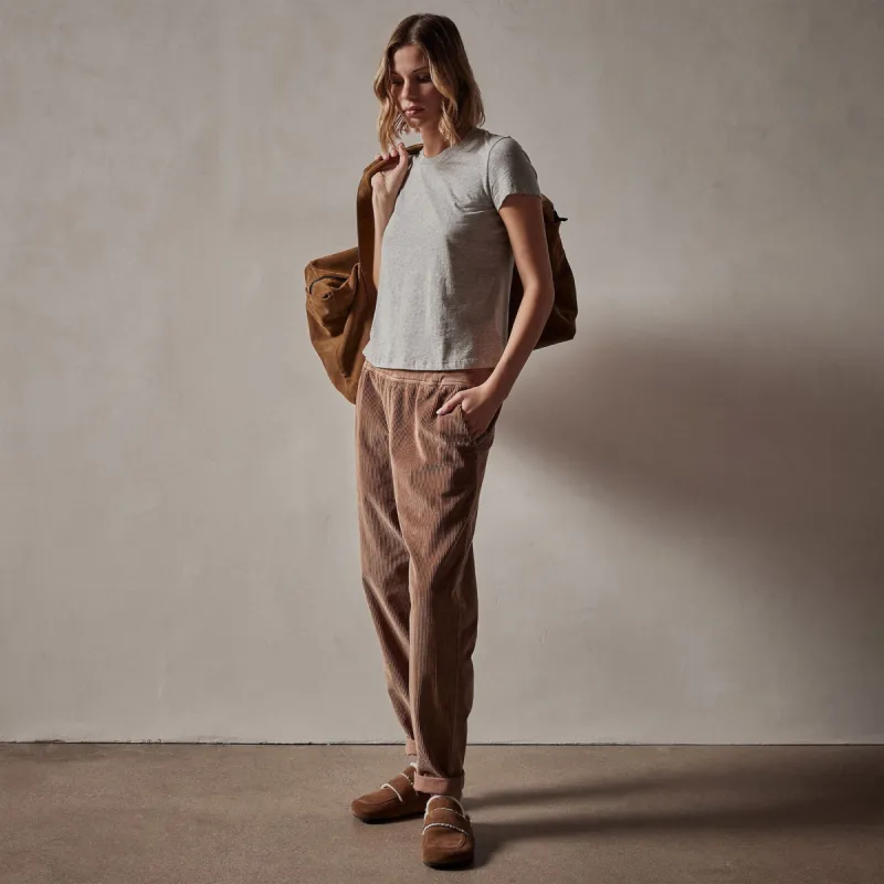 Relaxed Fit Corduroy Pant - Chestnut Pigment sold by James Perse
