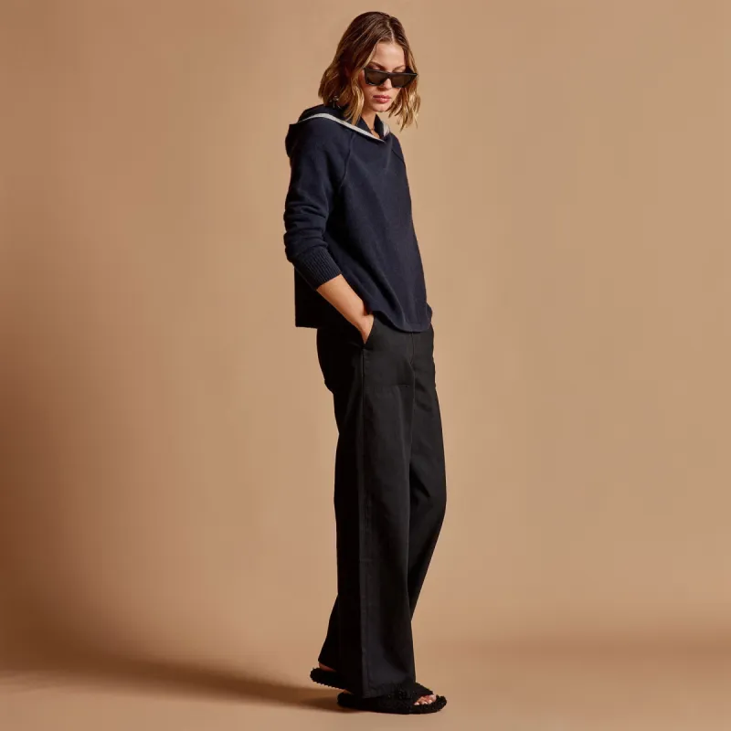 La Paz Cashmere Blend Hoodie - French Navy sold by James Perse