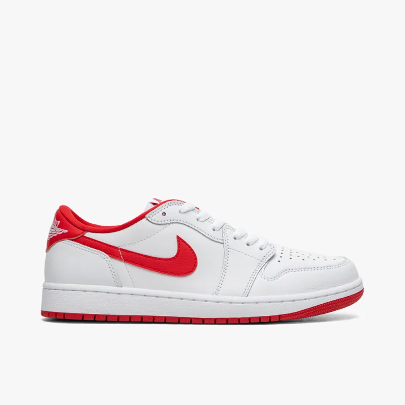 Jordan 1 Retro Low OG White / University Red - White sold by Livestock