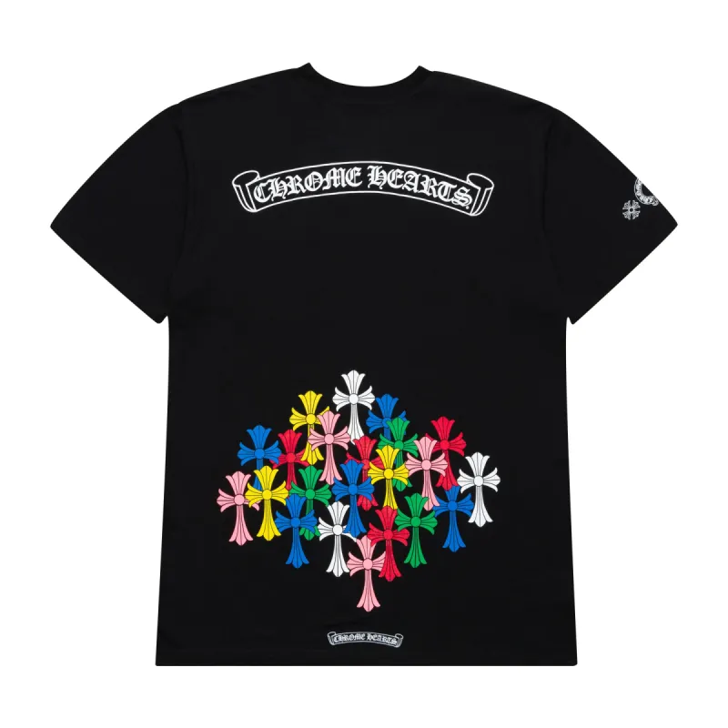 関税込 Chrome Hearts Multi Color Cross Scroll Tee Tシャツ Chrome Hearts Multi Color Cross Scroll Tee Black | Parallel