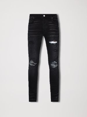AMIRI EXCLUSIVE MX1 MARBLE JEAN - AGED BLACK | Parallel