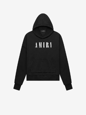 AMIRI CORE LOGO HOODIE - BLACK sold by AMIRI