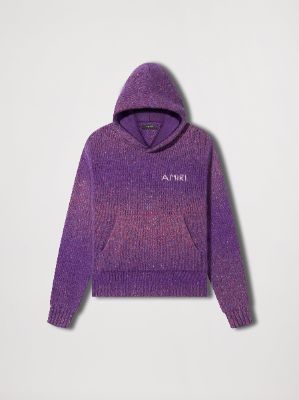 SPACE DYE HOODIE - PURPLE sold by AMIRI