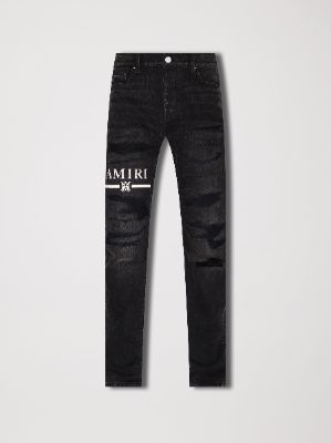 【関税込み】AMIRI ブラック MA Bar ジーンズ Black MA Bar Jeans by AMIRI on Sale