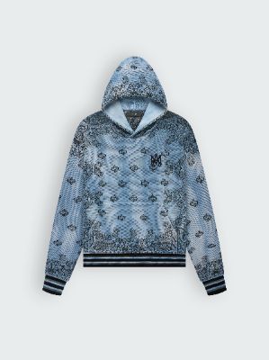 BANDANA BASKETBALL HOODIE - BLUE sold by AMIRI