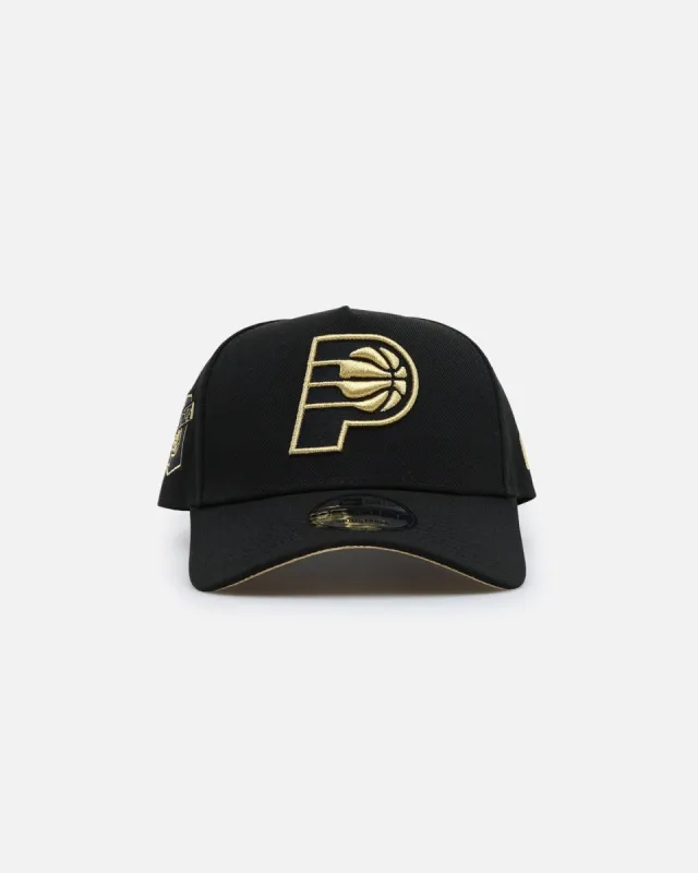 New Era Indiana Pacers 'NBA Gold Links' 9FORTY A-Frame