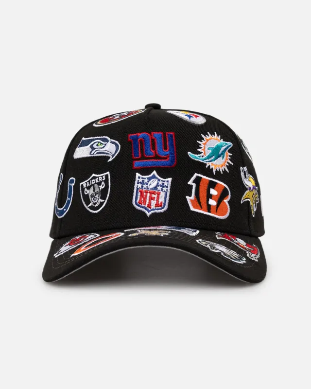 New Era New Era NFL All Over 9FORTY A-Frame Snapback Black